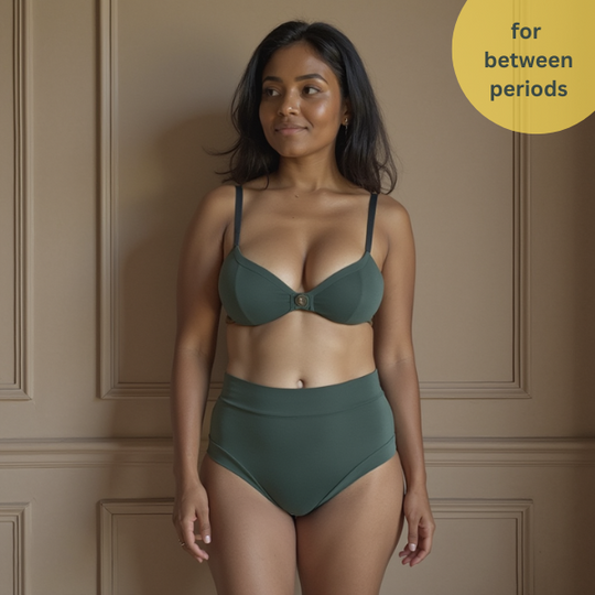 High-Waisted Brief in Forest: All Day Fresh Range