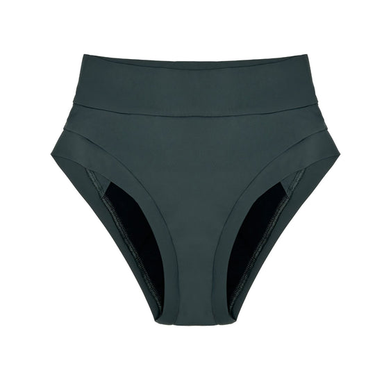 High-Waisted Brief in Forest (All Day Fresh Range)