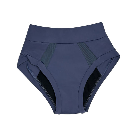 Emanate Brief in Slate Navy (moderate flow)