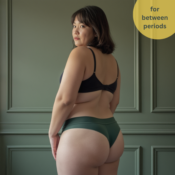 Striation Thong in Forest. All Day Fresh Range