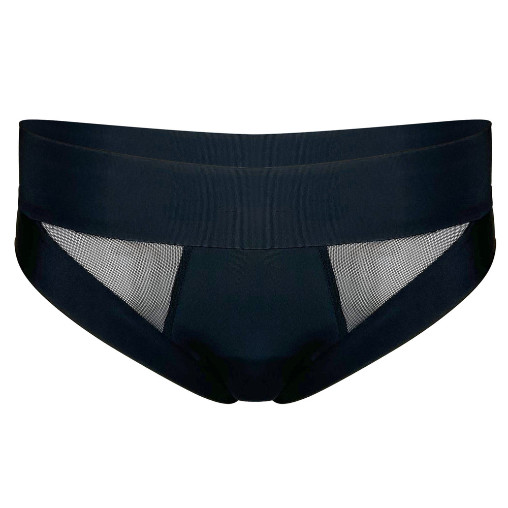Swept Away Brief in Obsidian Black (moderate flow)