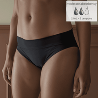 Elevated Essentials Brief in Obsidian Black