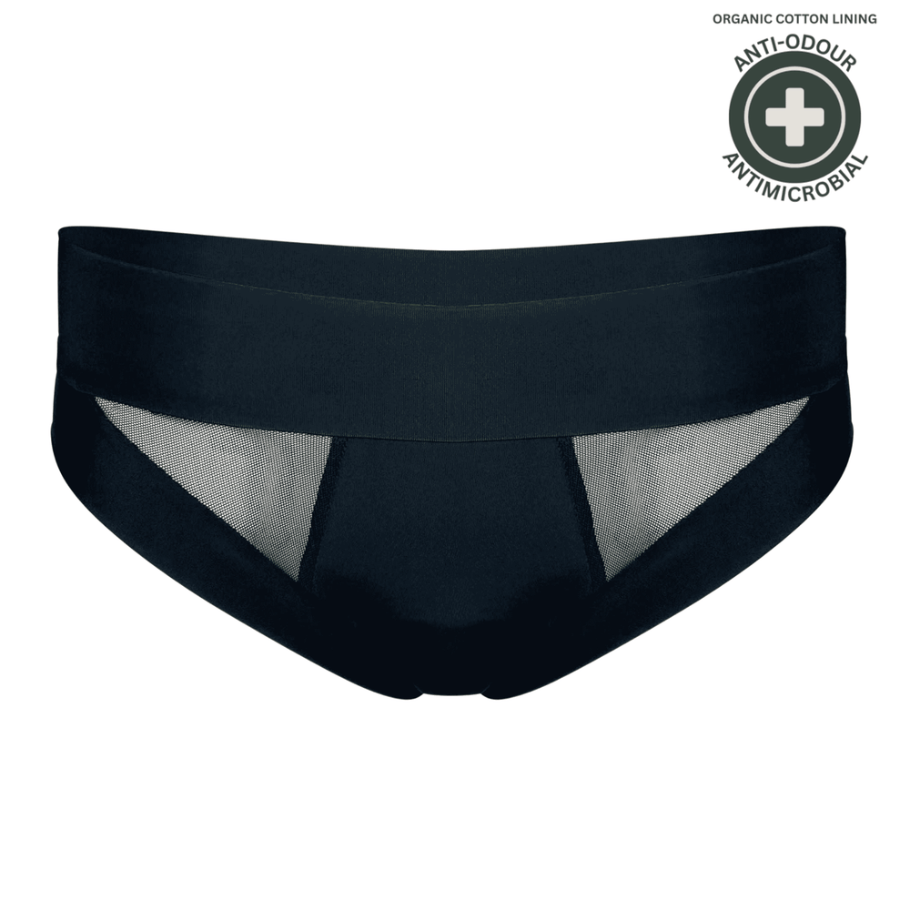 Swept Away Brief in Obsidian Black