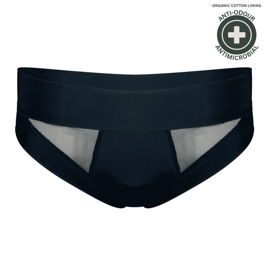 Swept Away Brief in Obsidian Black