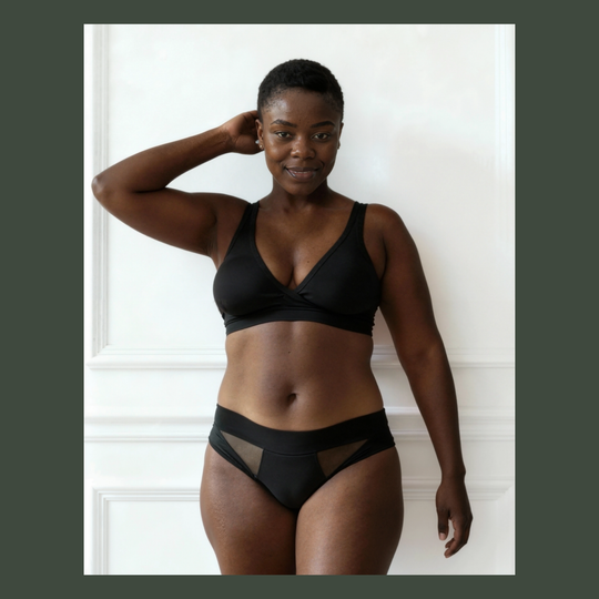 Swept Away Brief in Obsidian Black