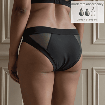Swept Away Brief in Obsidian Black
