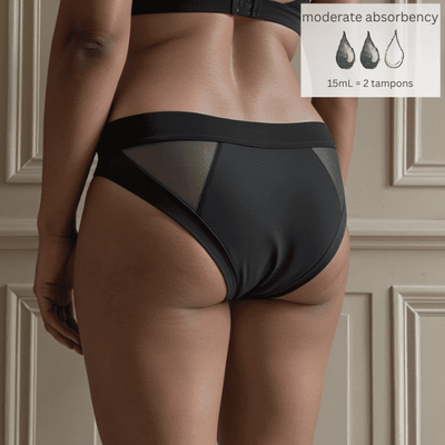Swept Away Brief in Obsidian Black